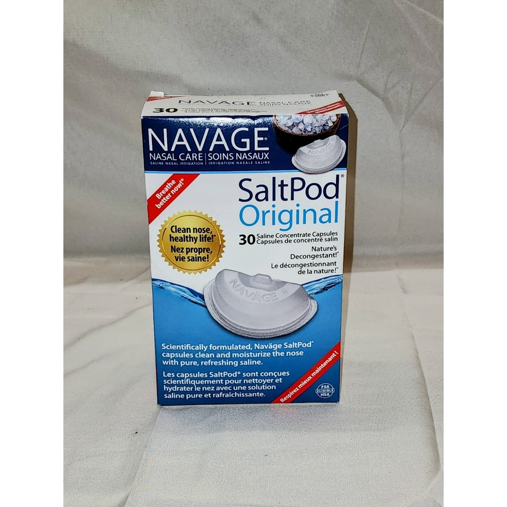 🔥‎ Navage Nasal System Original Saltpods 30 pods Brand New Sealed Salt Pods 🔥